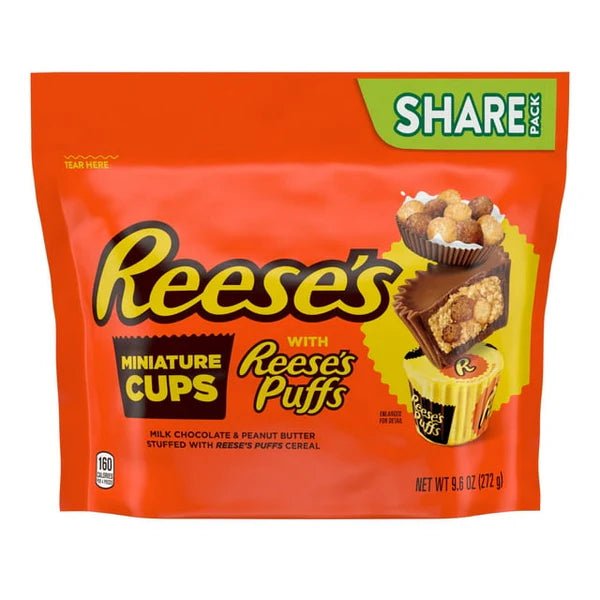 Reese's Miniature Cups with Reese's Puffs 272g - Candy Mail UK