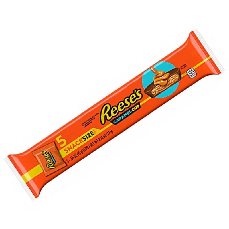 Reese's Peanut Butter Caramel Cup 5 Snack Size 77g - Candy Mail UK