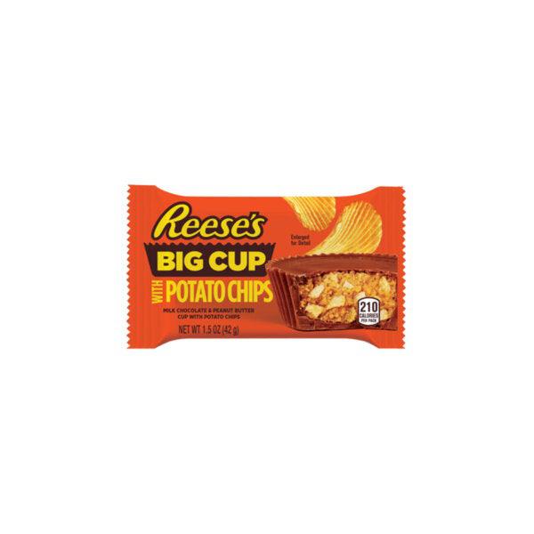 Reese's Potato Chips Big Cup 36g Best Before (April 2024) - Candy Mail UK