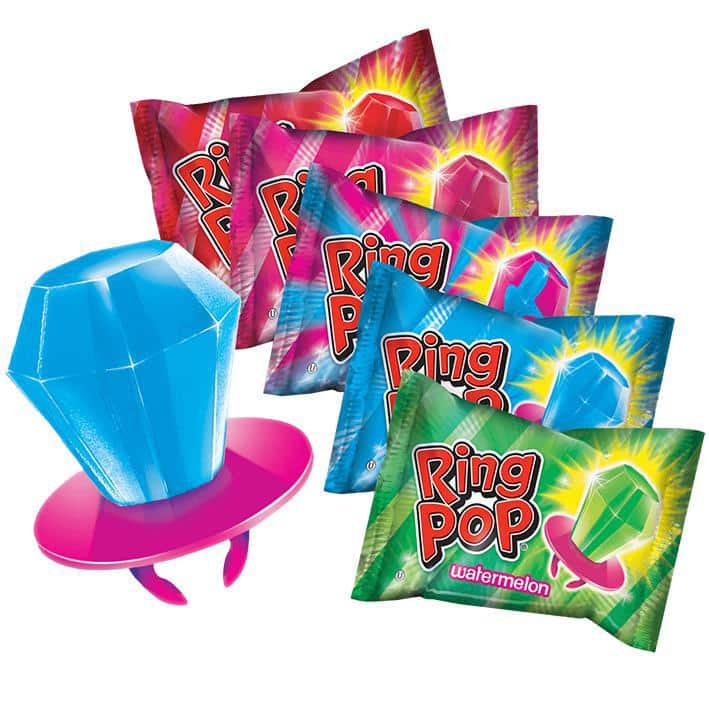 Ring Pop Single USA 14g - Candy Mail UK