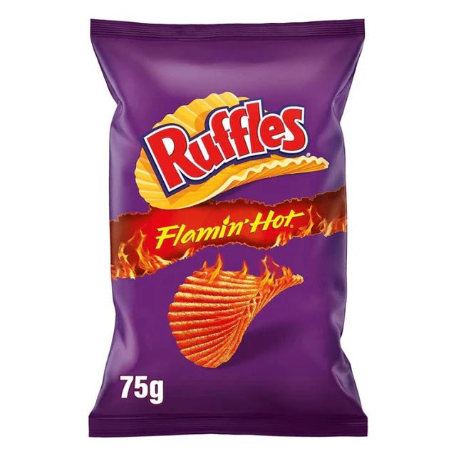 Ruffles Flamin' Hot (EU) 75g - Candy Mail UK