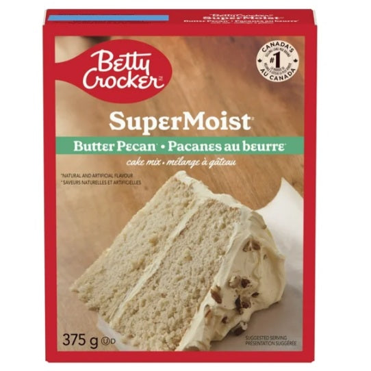 Betty Crocker Super Moist Butter Pecan Cake Mix (Canada) 375g