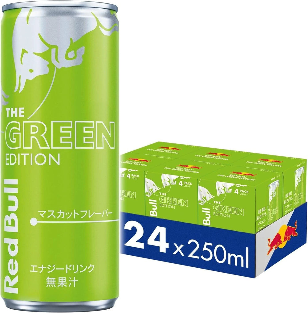 Red Bull THE GREEN EDITION 78缶セット Red Bull Winter Edition Muscat Grape (Japan) 250m - Candymail UK