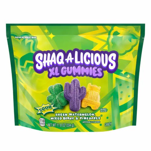 SHAQ - A - LICIOUS Sour Gummies 334g - Candy Mail UK