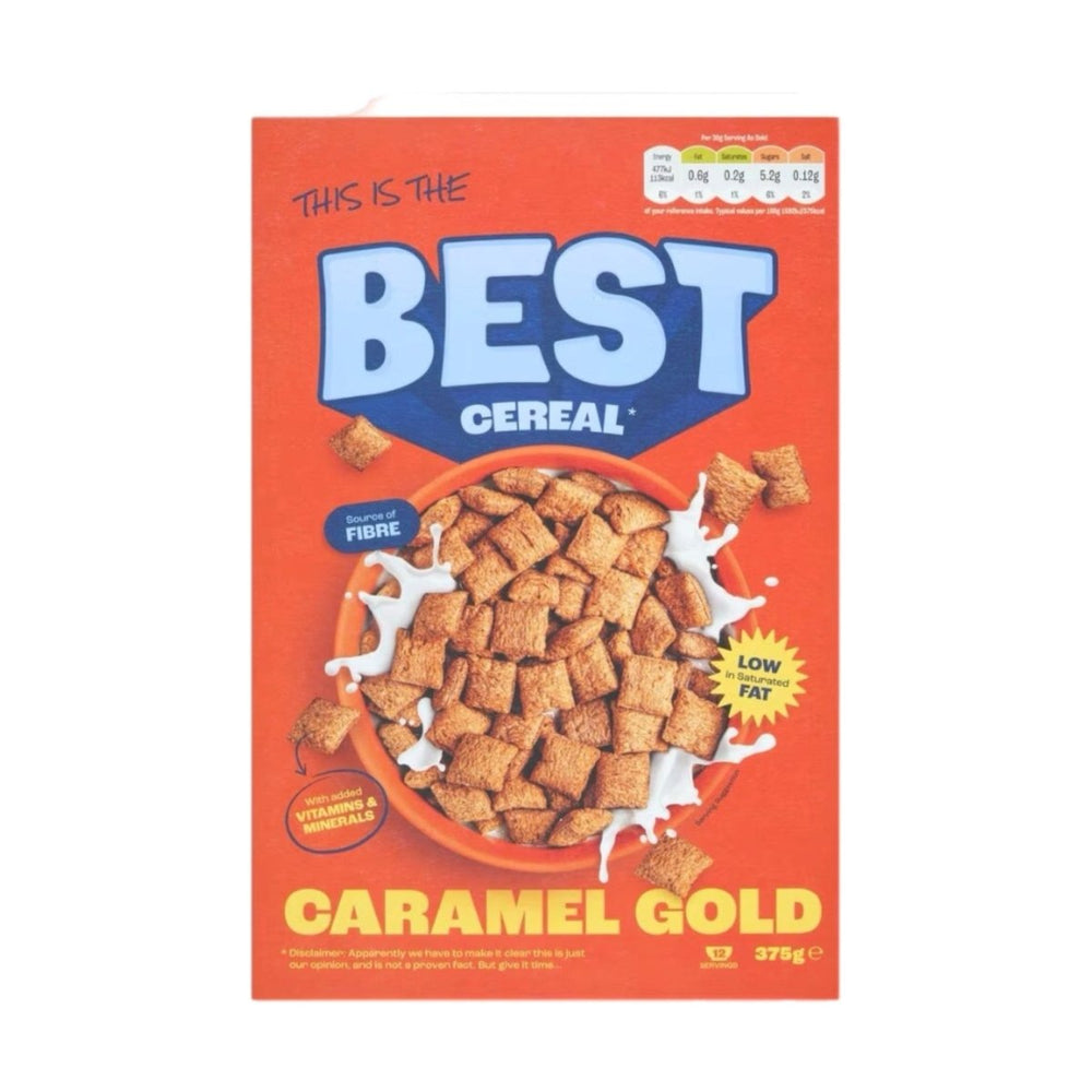 Sidemen Best Cereal Caramel Gold 375g (Pre-Order) - Candy Mail UK