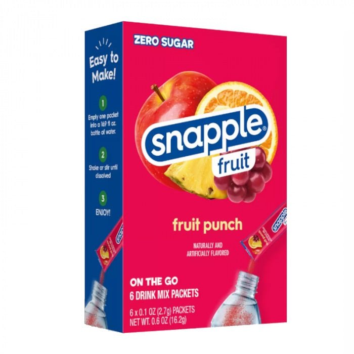 Snapple Fruit Punch Singles To Go 16.2g - Candy Mail UK