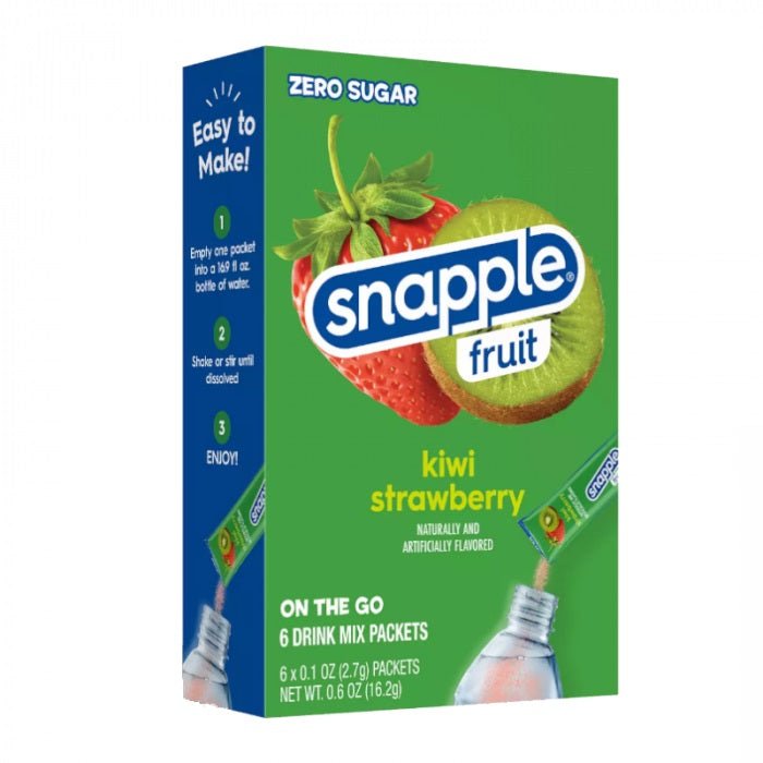 Snapple Kiwi Strawberry Singles To Go 16.2g - Candy Mail UK