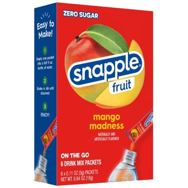 Snapple Mango Madness Singles To Go 18g - Candy Mail UK