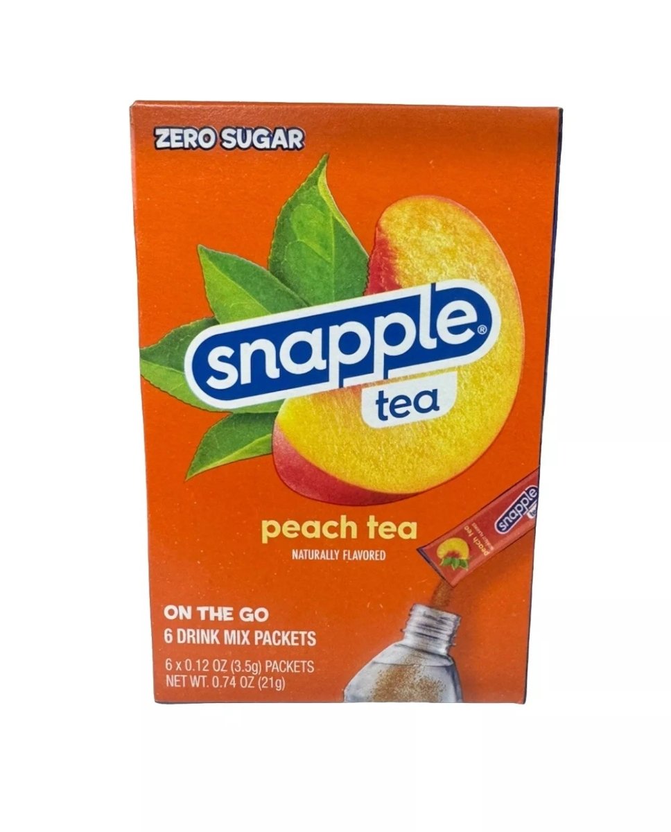 Snapple Peach Tea Singles To Go 21g - Candy Mail UK