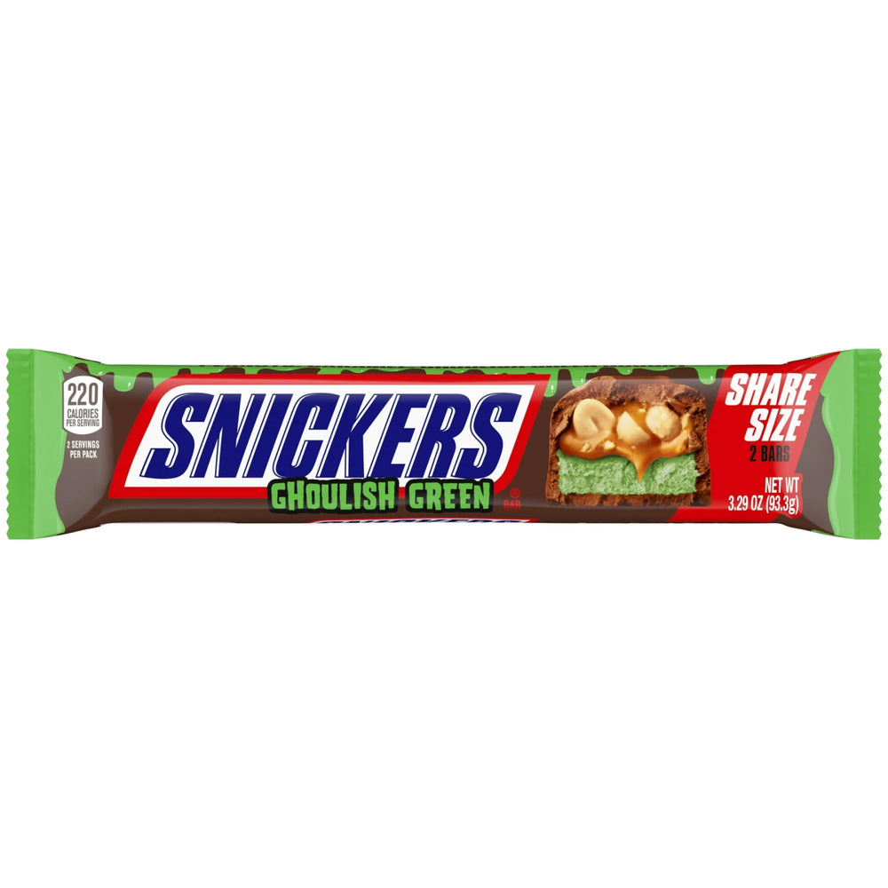 Snickers Ghoulish Green King Size 93g - Candy Mail UK