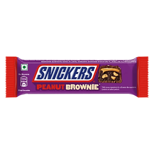 Snickers Peanut Brownie 45g (India) - Candy Mail UK