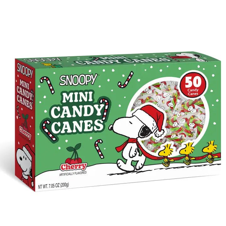 Snoopy Mini Candy Canes 200g - Candy Mail UK