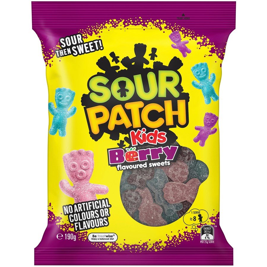 Sour Patch Kids Berry (Australia) 190g - Candy Mail UK