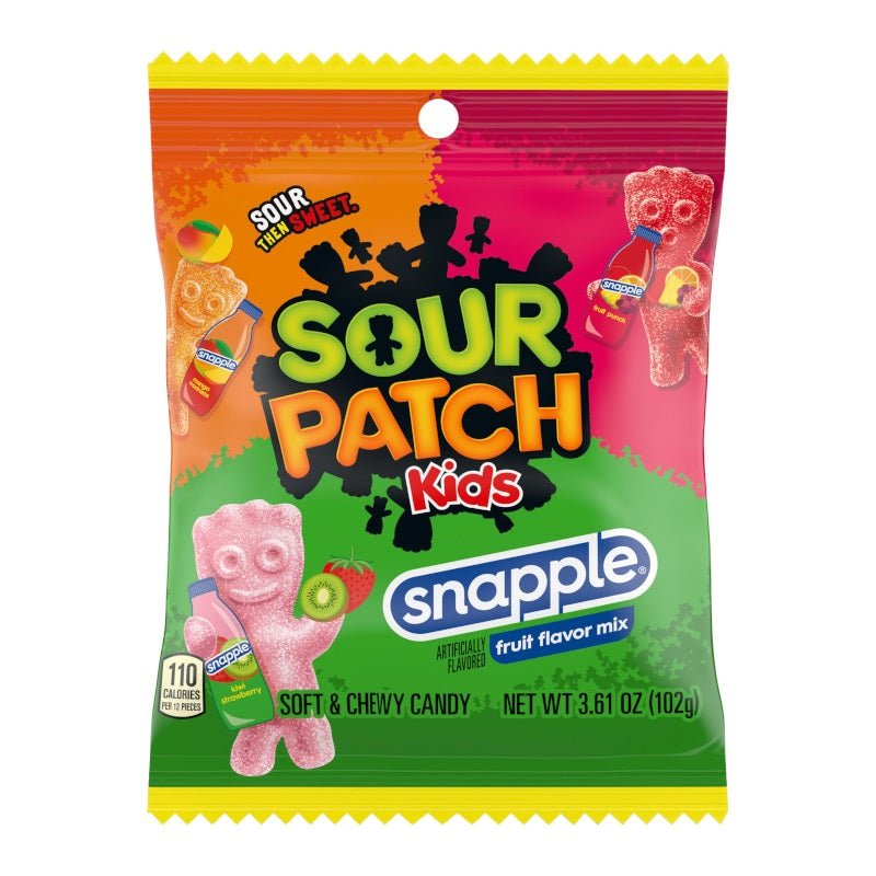 Sour Patch Kids Snapple Peg Bag 102g - Candy Mail UK