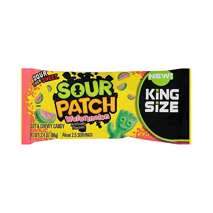 Sour Patch Watermelon King Size (Canada) 96g - Candy Mail UK