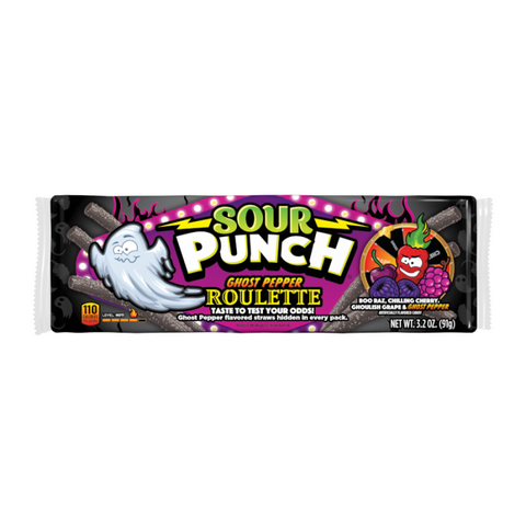Sour Punch Ghost Pepper Roulette 91g product packaging