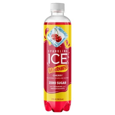 Sparkling Ice® Starburst™ Cherry Flavored Sparkling Water - Candy Mail UK