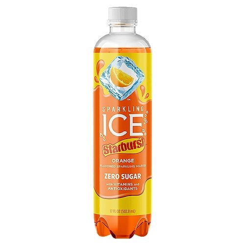 Sparkling Ice® Starburst™ Orange Flavored Sparkling Water - Candy Mail UK