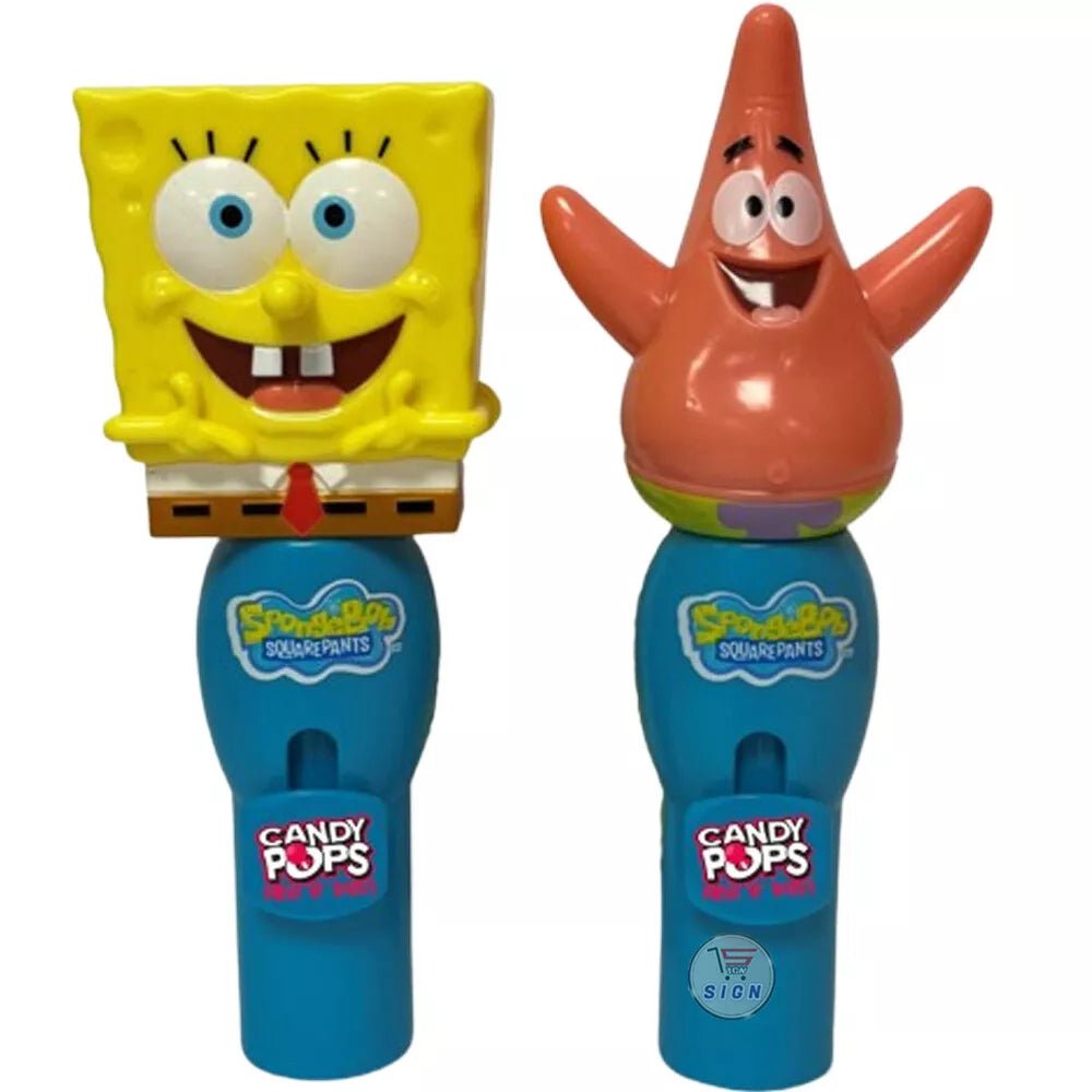 SpongeBob SquarePants Sugar Free Candy Pop 8g - Candy Mail UK