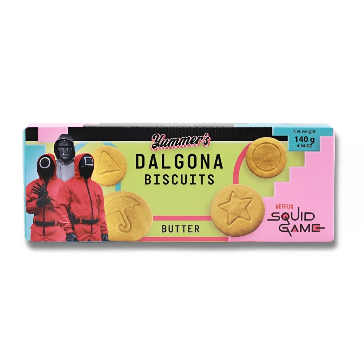 Squid Game Dalgona Butter Cookies 140g - Candy Mail UK
