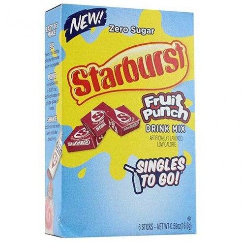 Starburst Singles To Go Blue Raspberry Singles 6 Pack 13.5g - Candy Mail UK