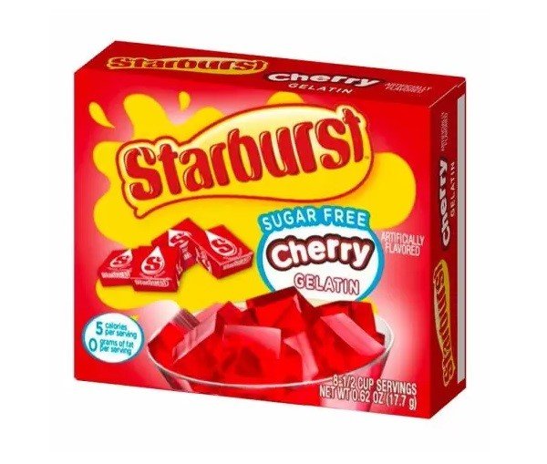 Starburst Sugar Free Cherry Gelatin 17.7g - Candy Mail UK