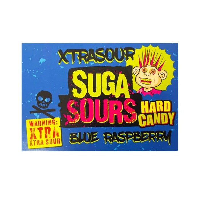 Suga Sours Xtra Blue Raspberry 100g - Candy Mail UK