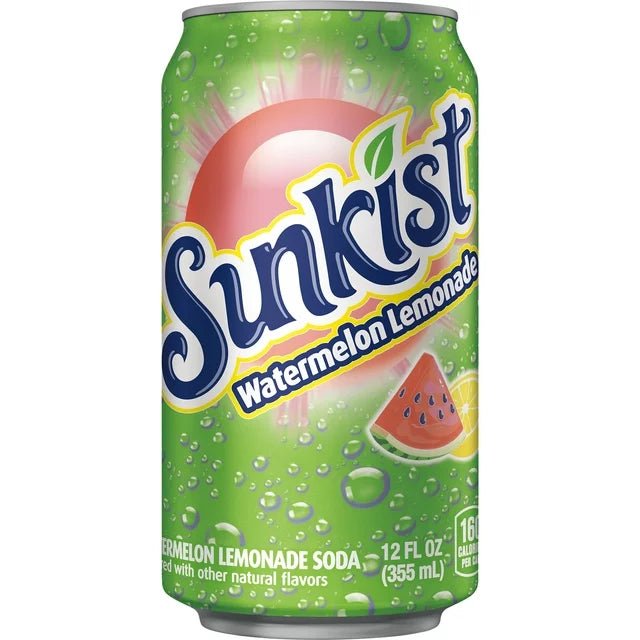 Sunkist Watermelon Lemonade Soda 355ml - Candy Mail UK