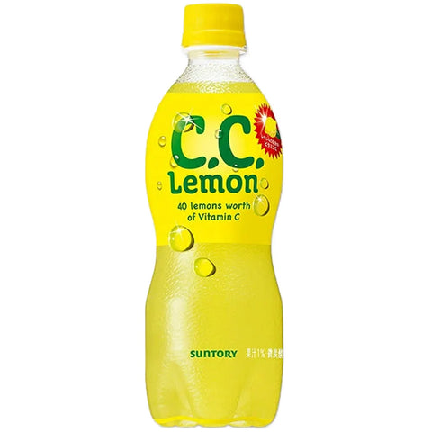 Suntory C.C. Lemon 500ml – Japanese Sparkling Lemon Soda