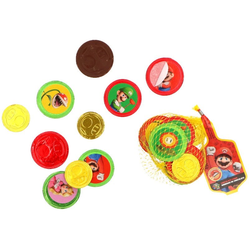 Super Mario Chocolate Coins 45g - Candy Mail UK