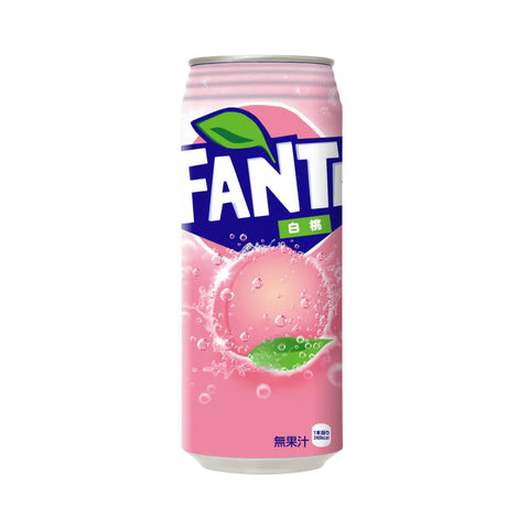 Fanta White Peach Japan 500ml product packaging