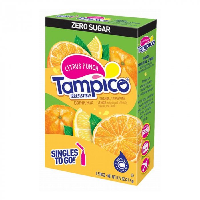 Tampico Singles To Go Citrus Punch 6 pack 21.7g - Candy Mail UK