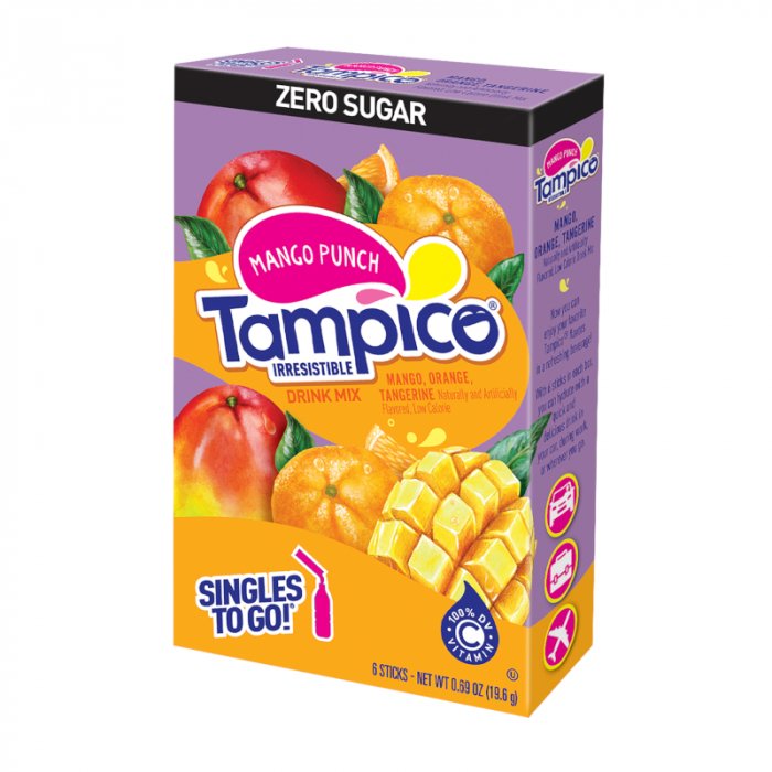 Tampico Singles To Go Mango Punch 6 pack 19.6g - Candy Mail UK