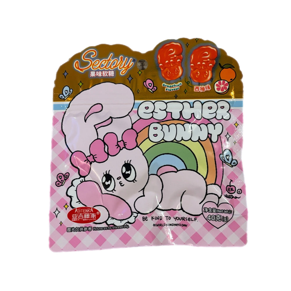 Esther Bunny Grapefruit Gummy Candy 40g