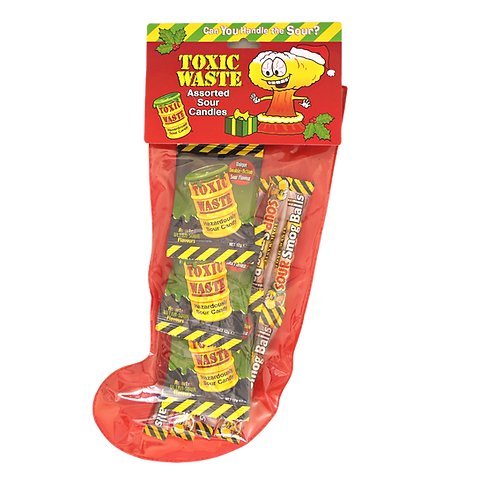 Toxic Waste Christmas Stocking 104g - Candy Mail UK