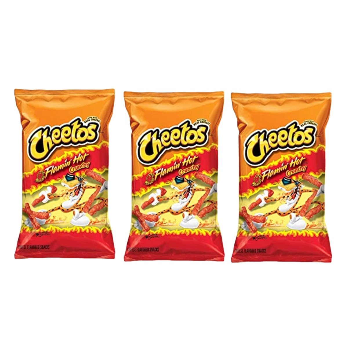 Triple Pack Cheetos Flamin’ Hot Crunchy American Import XXL - Candy Mail UK