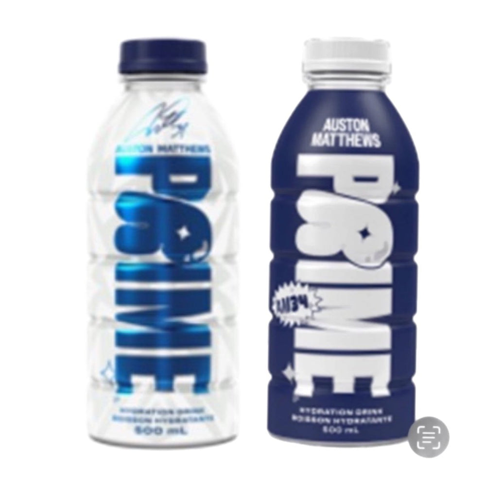 Twin Pack Auston Matthews l Prime Hydration Limited Edition Canadian Exclusive 500ml - Candy Mail UK