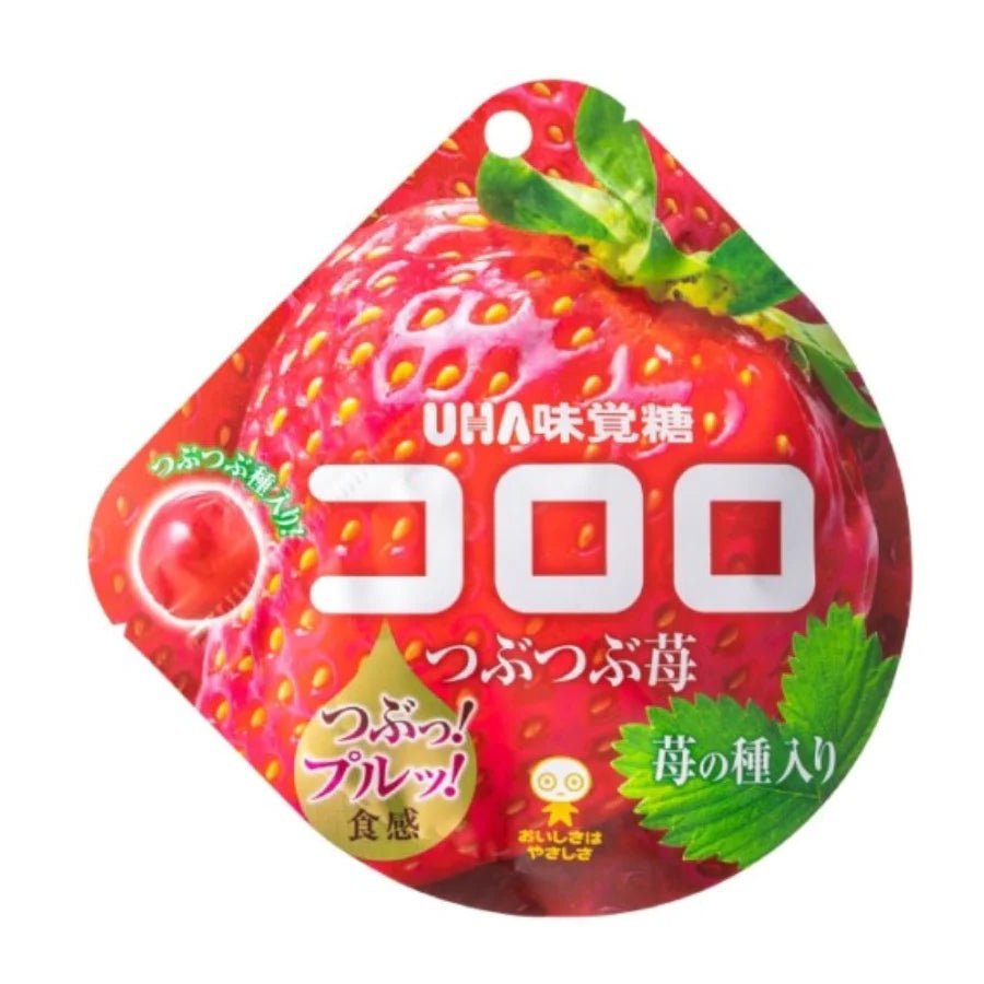 Uha Kororo Strawberry Flavoured Gummy 52g Best Before (22/06/24) - Candy Mail UK