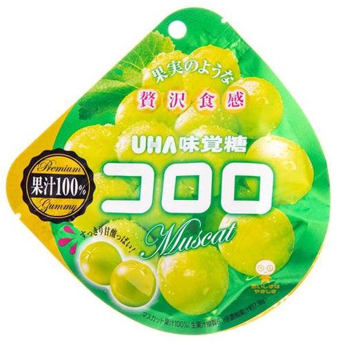 Uha Mikakuto Kororo Muscat Grape Flavoured Gummy 40g Best Before (November 2024) - Candy Mail UK