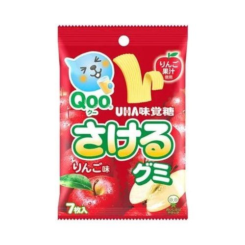 UHA Mikakuto Sakeru Gumi Qoo Apples 30.1g - Candy Mail UK