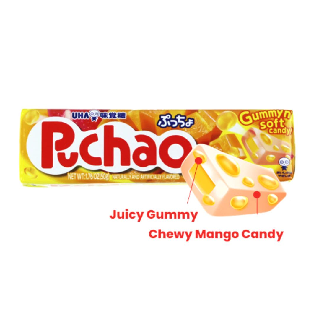 UHA Puchao Mango Soft Candy 50g - Candy Mail UK