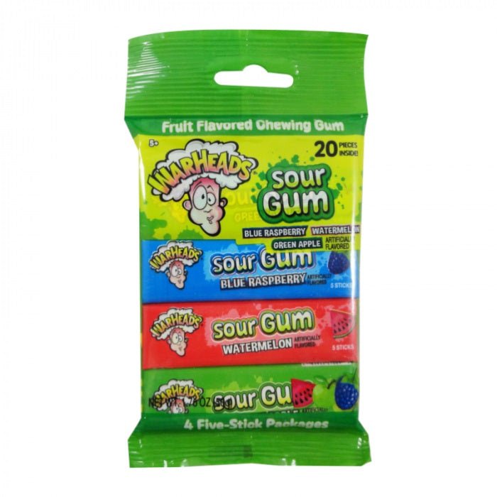 Warhead Sour Gum 4 Pack 50g - Candy Mail UK