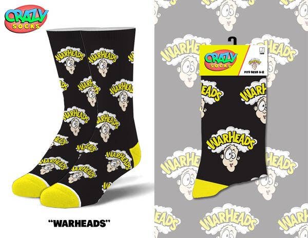 
                  
                    Warheads - Crazy Socks - Mens Crew Folded - Candy Mail UK
                  
                