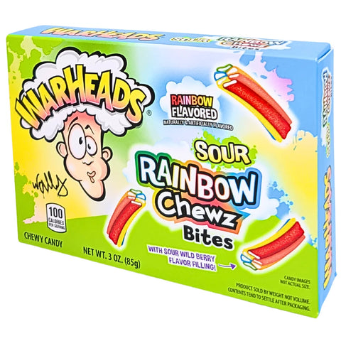 Warheads Sour Rainbow Chewz Bites 85g