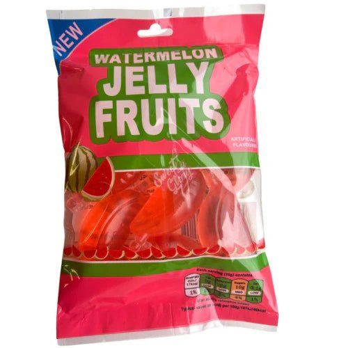 Watermelon Jelly Fruits 280g - Candy Mail UK