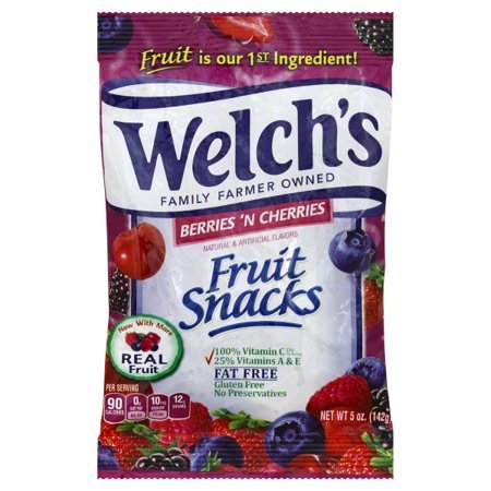 Welch's Berries N Cherries Fruit Snacks 142g - Candy Mail UK