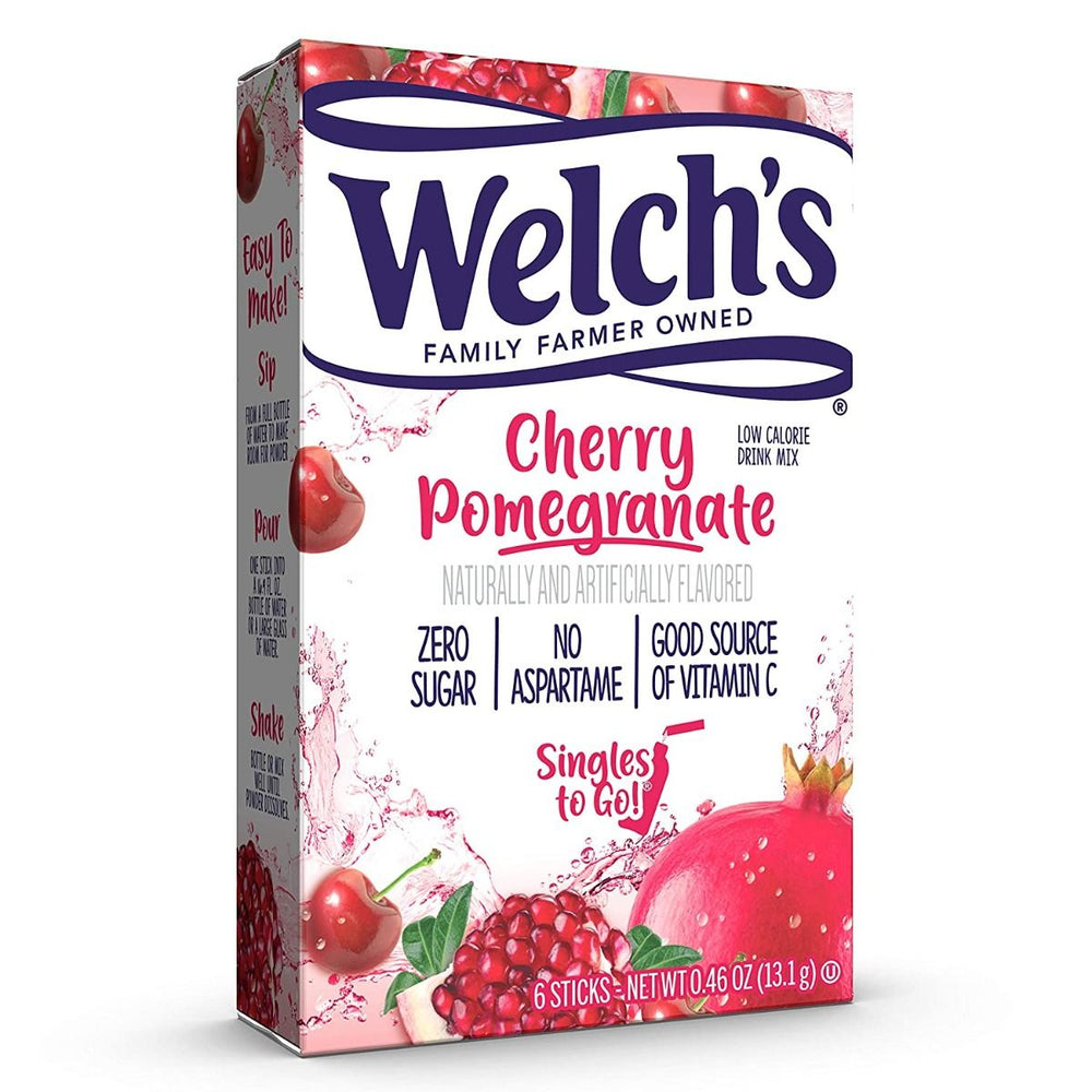 Welch's Cherry Pomegranate Singles To Go 6 pack 13.1g - Candy Mail UK