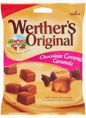 Werther's Original Chocolate Covered Caramels 63g - Candy Mail UK