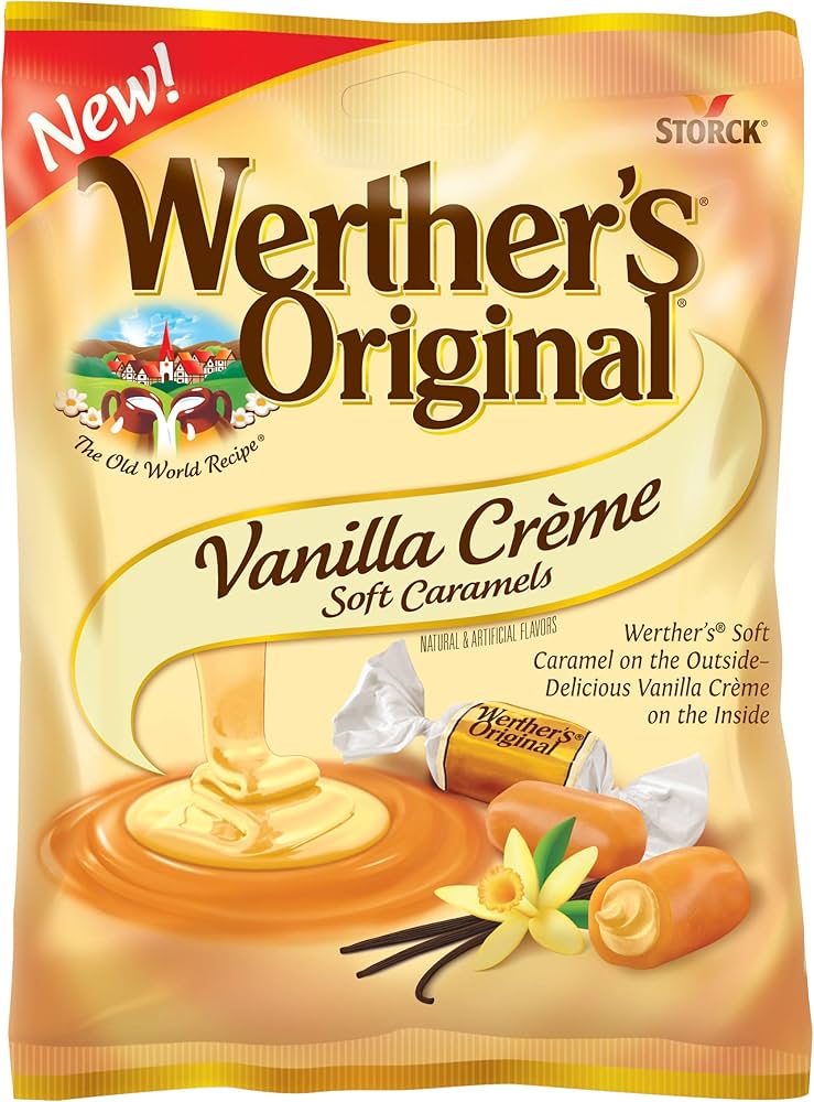 Werther's Original Soft Caramels Vanilla Crème 63g - Candy Mail UK