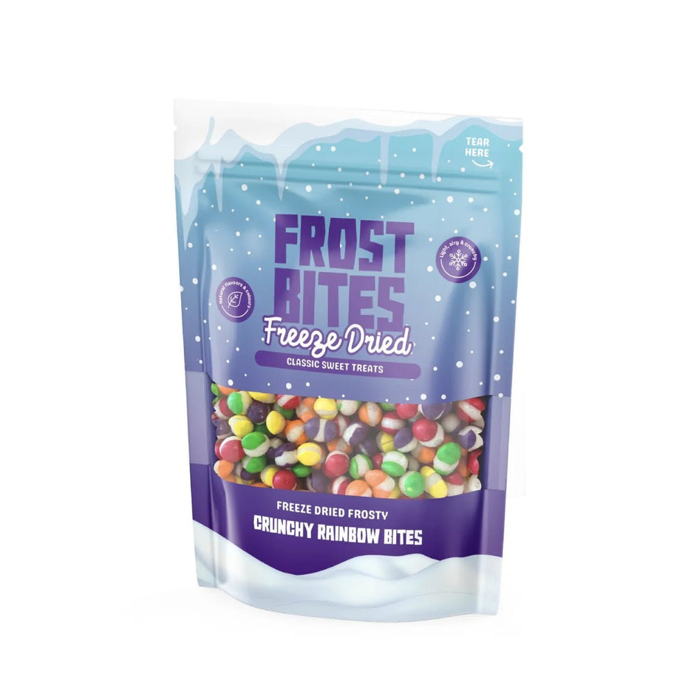 Wholesale 12 x Freeze Dried Frost Bites Crunchy Rainbow Bites (Skit*l*s) 100g - Candy Mail UK